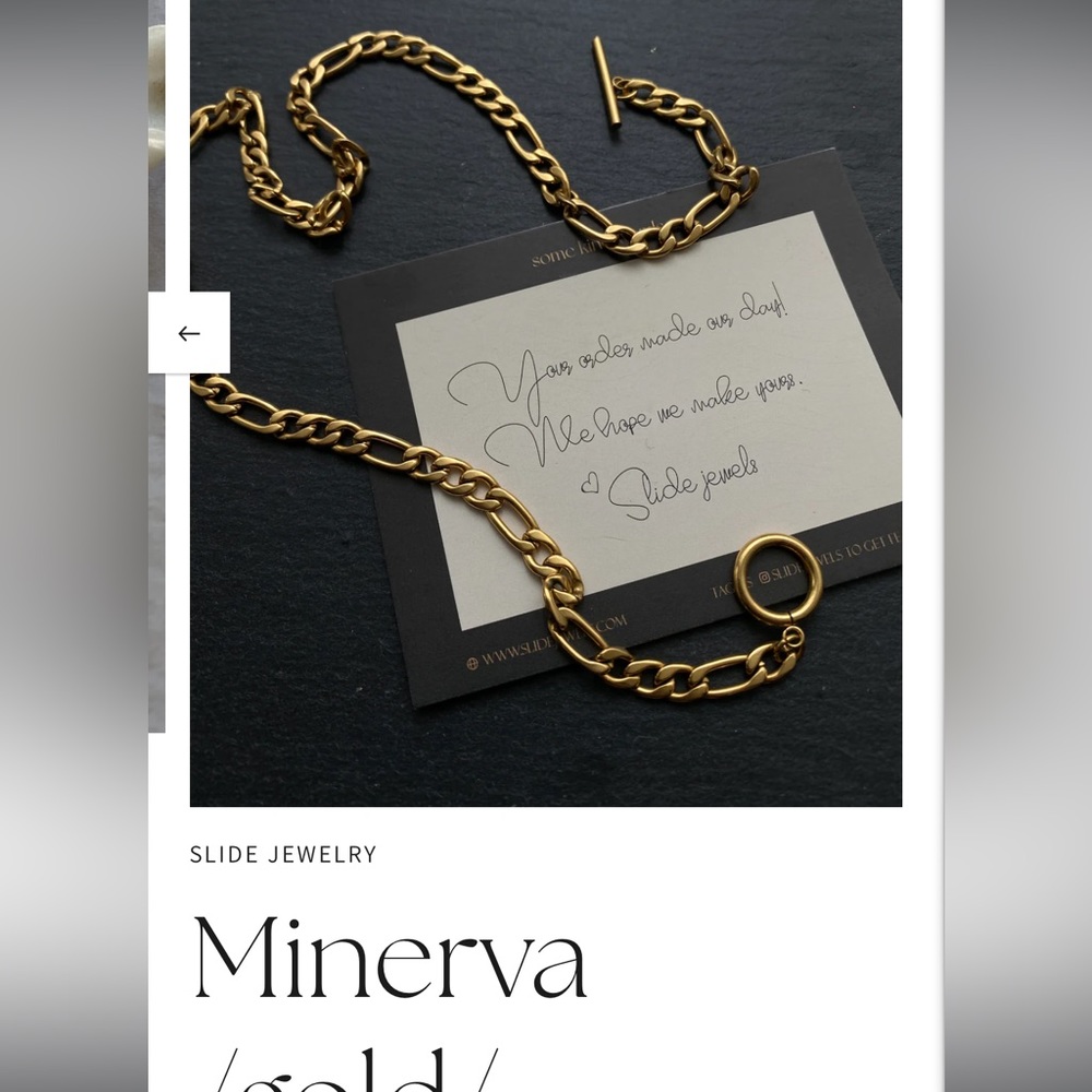 Slide Jewelry - Gold Chain